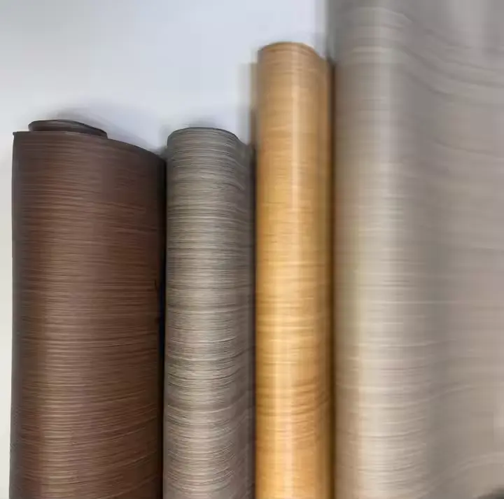 PVC Decorating Film Woodgrain Loko PVC Foil ho an'ny varavarana
